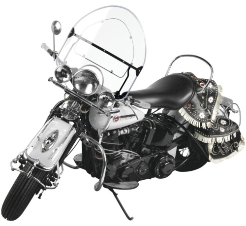 National Cycle - National Cycle Vintage-Style Beaded Windshield - Clear - N2200