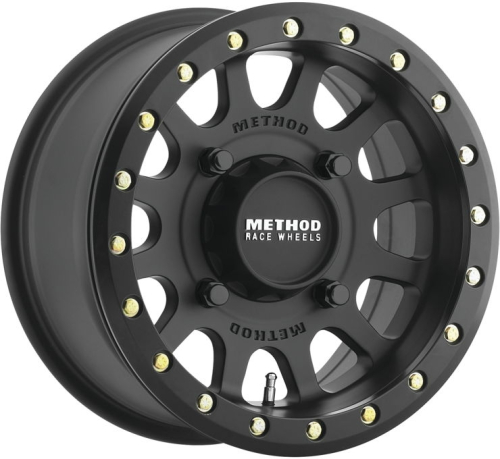 Method - Method 401 Beadlock Wheels - 15x7 - 5+2 Offset - 4/156 - Matte Black - MR40157046552B