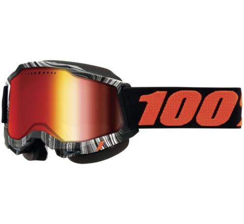 100% - 100% Accuri 2 Snow Goggles - 50223-651-01 - Geospace / Red Mirror Lens - OSFM