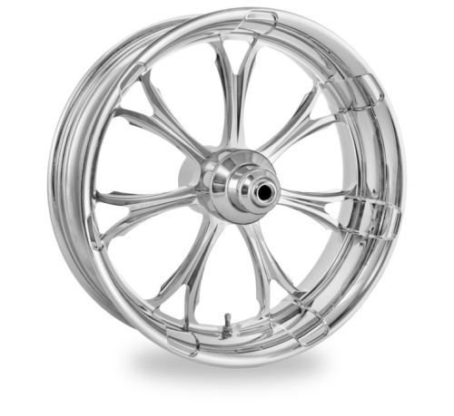 Performance Machine - Performance Machine One-Piece Aluminum Front Wheel - 18in. x 5.5in. - Chrome - 1202-7814R-PAR-CH