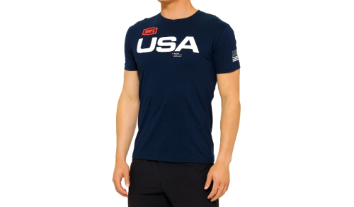 100% - 100% MX of Nations T-Shirt - 20000-00168 - MX OF N NAVY - Small