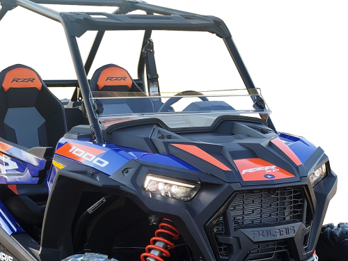 Spike Powersports - Spike Powersports Half Windscreen - Clear - 78-4450