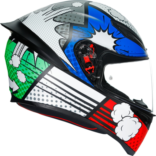 AGV - AGV K-1 Bang Helmet - 210281O2I005906 - Matte Italy/Blue - MS