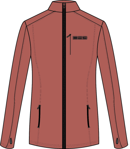 DSG - DSG Performance Fleece Zip Up Womens Jacket - 52154 - Terracota - X-Small
