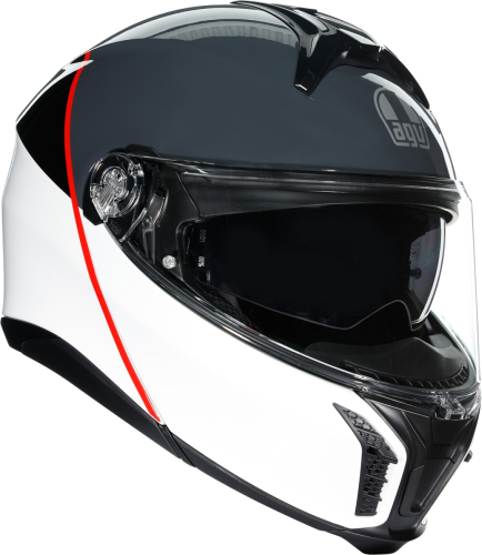 AGV - AGV Tour Balance Helmet - 211251F2OY00214 - White/Gray/Red - Large