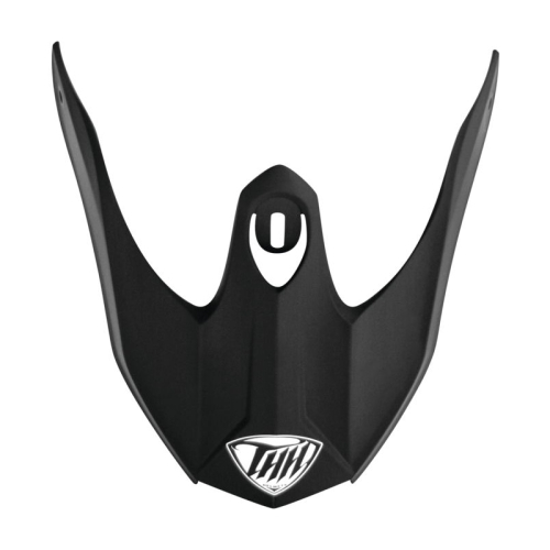 THH Helmets - THH Helmets Visor Solid for T730X Helmets - Flat Black - 648108
