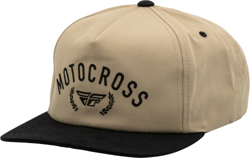 Fly Racing - Fly Racing Fly Champion Hat - 351-0015 - Light Tan/Black - OSFM