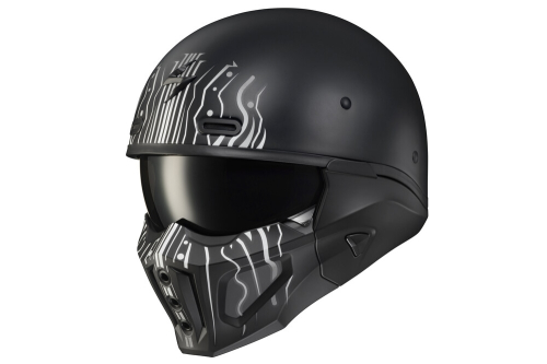 Scorpion - Scorpion Covert X Tribe Helmet - COX-1303 - Matte Black/White - Small