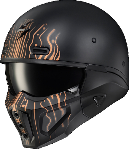 Scorpion - Scorpion Covert X Tribe Helmet - COX-1313 - Black/Copper - Small