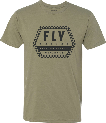 Fly Racing - Fly Racing Fly Track T-Shirt - 352-0047L - Khaki - Large
