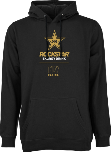 Fly Racing - Fly Racing Fly Rockstar Pullover Hoodie - 354-0202L - Black/Gold - Large