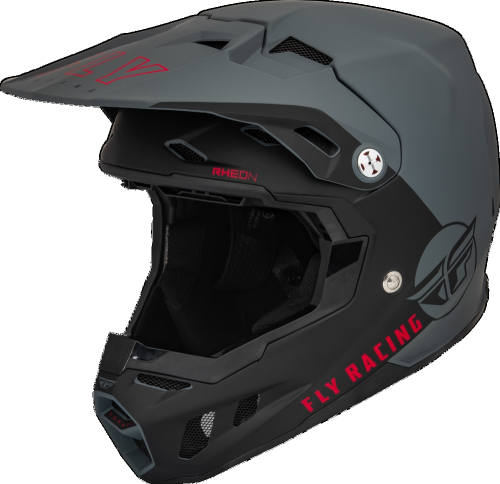 Fly Racing - Fly Racing Formula CC Centrum Helmet - 73-4321M - Matte Gray/Black - Medium