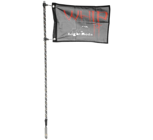 Whip-It - Whip-It Premium Bluetooth RGB Light Rods - Single - Black - 3ft. - SB-RGBBT-131