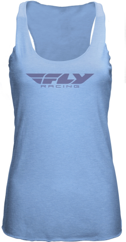 Fly Racing - Fly Racing Fly Corporate Womens Tank Top - 356-6155M - Light Blue - Medium