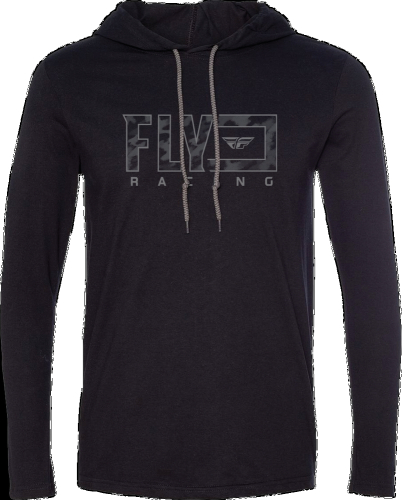 Fly Racing - Fly Racing Fly Finish Line Hoodie - 354-0067L - Black - Large