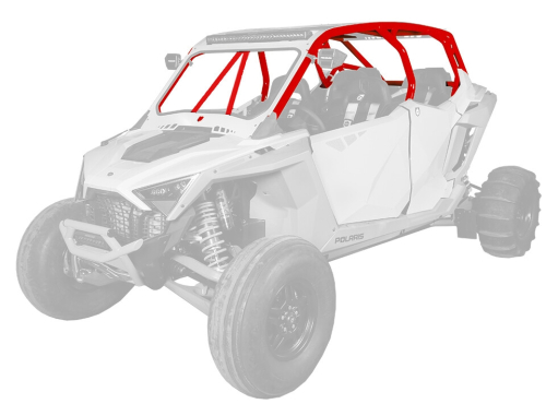 Pro Armor - Pro Armor Turbo R Cage with Intrusion Bars - Red - P2218C055RD