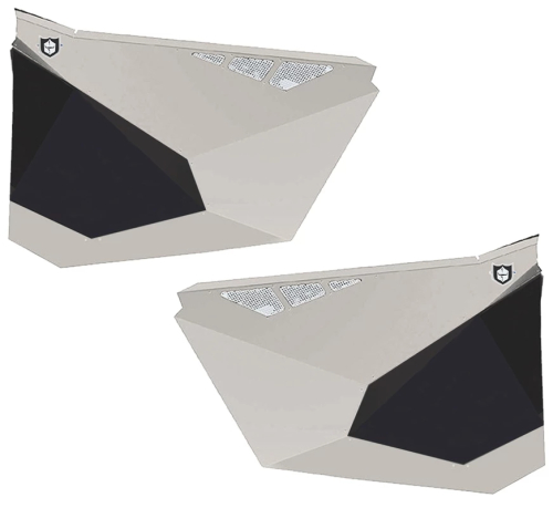 Pro Armor - Pro Armor Traditional Half Door - Turbo Silver - P199D003TS
