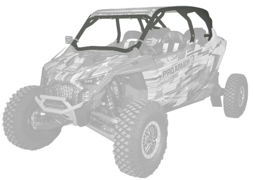 Pro Armor - Pro Armor Pro R Cage - Avalanche Gray - P2112C054AVG