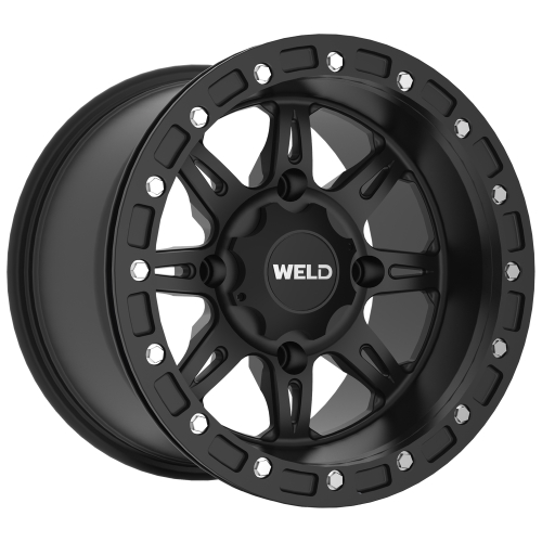 Weld Wheel - Weld Wheel Cheyenne Beadlock Wheel - 15x8 - 4+4 Offset - 4/137 - Satin Black - U510B8042400
