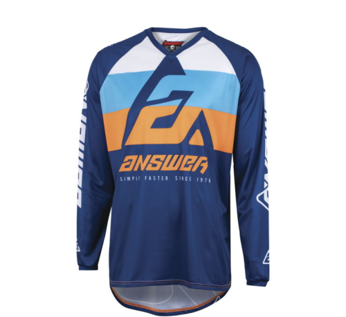 Answer - Answer Syncron CC Jersey - 447303 - Blue/Hyper Orange/Black/White - X-Small