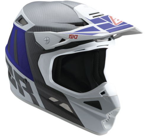 Answer - Answer AR7 Hyper Carbon Helmet - 447153 - White/Blue - Large