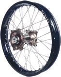 Dubya - Dubya MX Front Wheel with Rim - 1.60x21 - Silver Hub/Black Rim - 70-3000BS