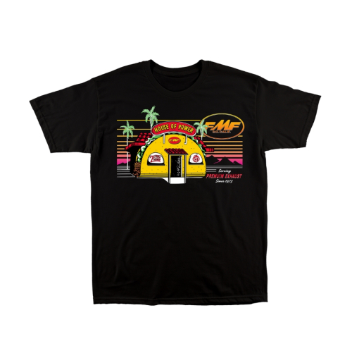 FMF Racing - FMF Racing Casa de Tacos T-Shirt - SP22118911-BLK-XL - Black - X-Large