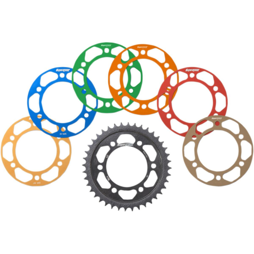Supersprox - Supersprox Edge Disc Insert - 43T Rear Sprocket - Red - RACD-302-43-RED