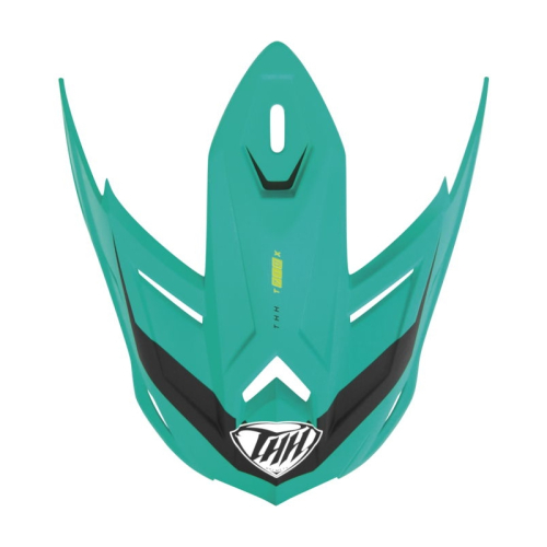 THH Helmets - THH Helmets Visor Airtech for T710X Youth Helmets - Teal/Yellow - 648085