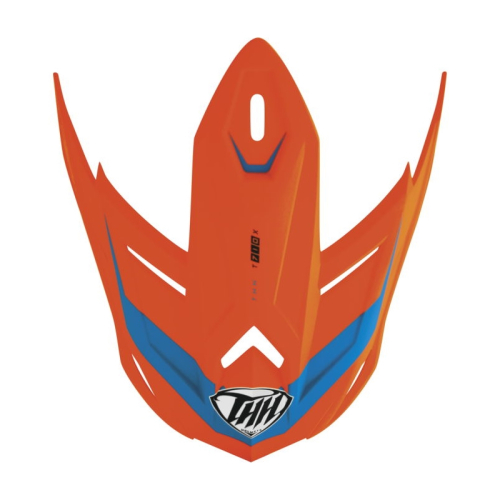 THH Helmets - THH Helmets Visor Airtech for T710X Youth Helmets - Orange/Black - 648091