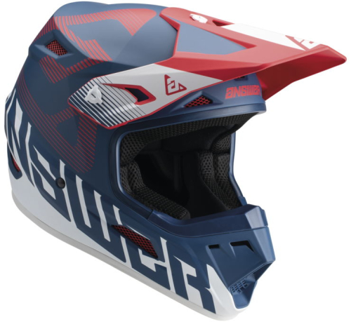 Answer - Answer AR1 Bold Youth Helmet - 447757 - Red/White/Blue - Small