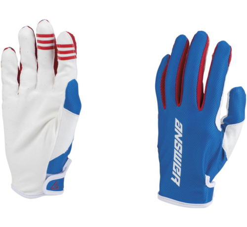 Answer - Answer Ascent Youth Gloves - 447844 - Red/White/Blue - Small