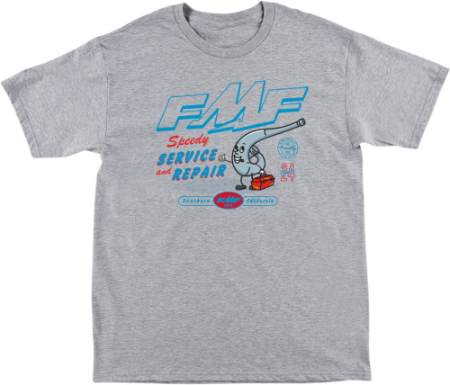 FMF Racing - FMF Racing Expert Service Youth T-Shirt - HO21218900GYMD - Gray - Medium
