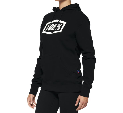 100% - 100% Icon Womens Hoody - 20031-00002 - Black - Large
