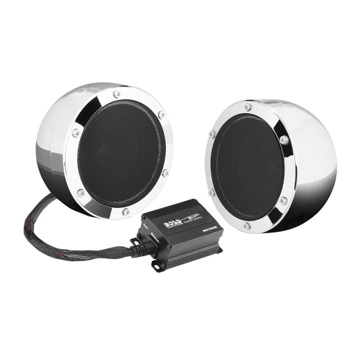 Boss Audio - Boss Audio Bluetooth Speakers 650W - Chrome - MC720B