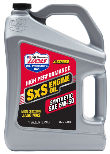 Lucas Oil - Lucas Oil SXS Synthetic Engine Oil - 5W50 - 1gal. - 11209
