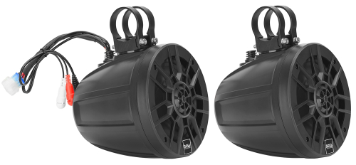 Boss Audio - Boss Audio 6.5in. Two-way Amplified Bluetooth Roll Cage Speakers - B6ABT