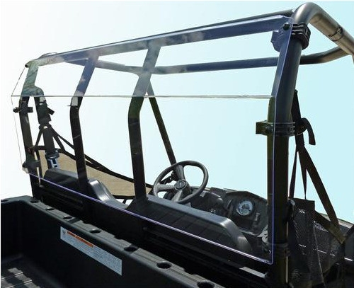 Spike Powersports - Spike Powersports Rear Windshield - Clear - 78-4600-R
