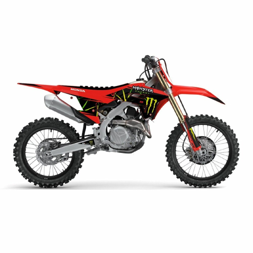 DCOR - DCOR Monster Energy Graphics Complete Kit - Black - 20-10-131