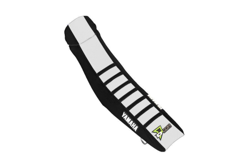 DCOR - DCOR Seat Cover - Black Sides - White Top with Black Ribs - 30-50-148