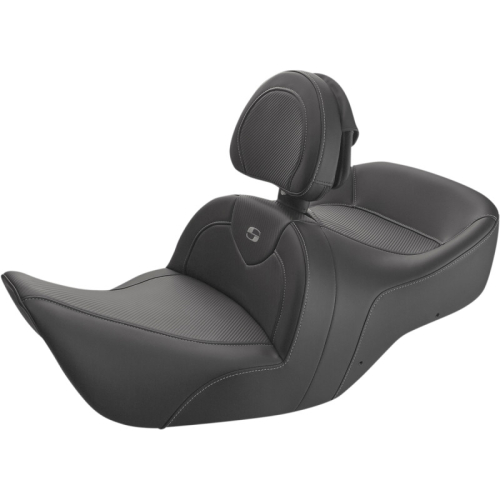 Saddlemen - Saddlemen Road Sofa CF Seat with Backrest - Unheated - H01-07-185BR