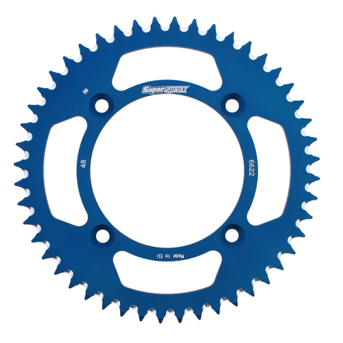 Supersprox - Supersprox Aluminum Rear Sprocket - 48T - RAL-6622-48-BLU