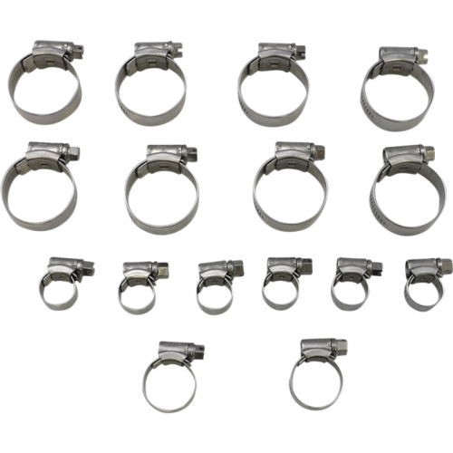 SAMCO Sport - SAMCO Sport Radiator Hose Clamp Kit - Red - CK-HON-125