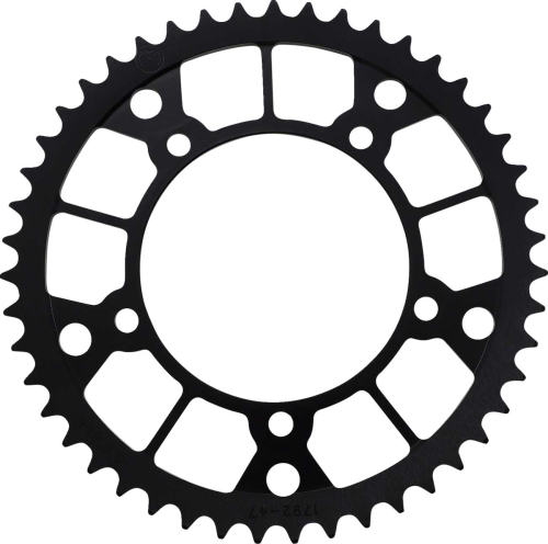Moose Racing - Moose Racing Aluminum Rear Sprocket - 47T - Black - 1211-1792-47-10