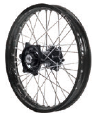 Dubya - Dubya MX Front Wheel with Excel Rim - 1.60x21 - Black Hub/Black Rim - 70-3101BB
