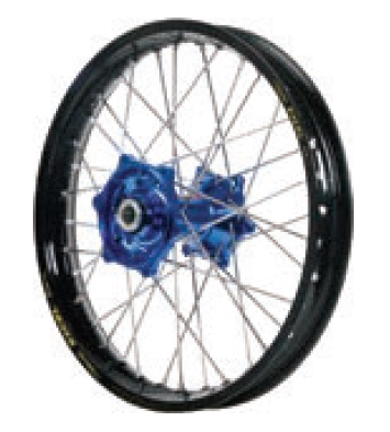 Dubya - Dubya MX Rear Wheel with Excel Rim - 2.15x19 - Blue Hub/Black Rim - 70-3168DB