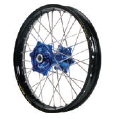 Dubya - Dubya MX Rear Wheel with Excel Rim - 2.15x18 - Blue Hub/Black Rim - 70-3061DB