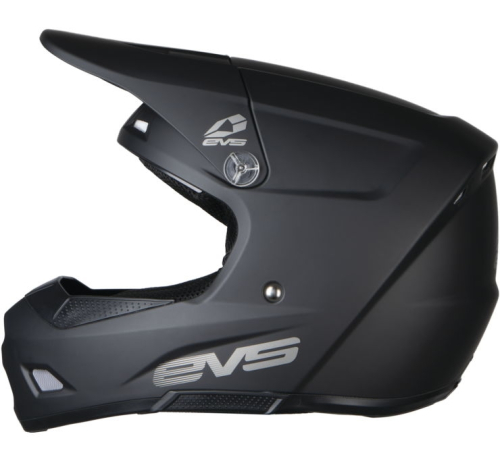 EVS - EVS T3 Solid Youth Helmet - HE21T3S-BK-L - Matte Black - Large