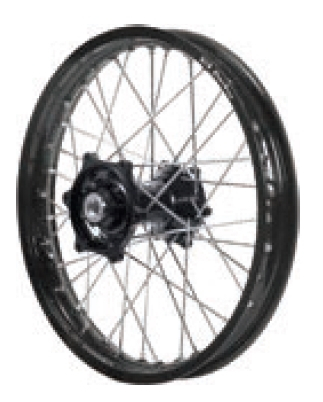 Dubya - Dubya MX Front Wheel with Excel Rim - 1.60x21 - Black Hub/Black Rim - 70-3104BB