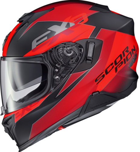 Scorpion - Scorpion EXO-T520 Factor Helmet - T52-1033 - Red - Small